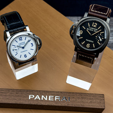 Panerai PAM00786 Luminor 8 Days Black Seal Daylight 2 Watch Set Limited 500 44mm 8 Days Set PAM00649 & PAM00650