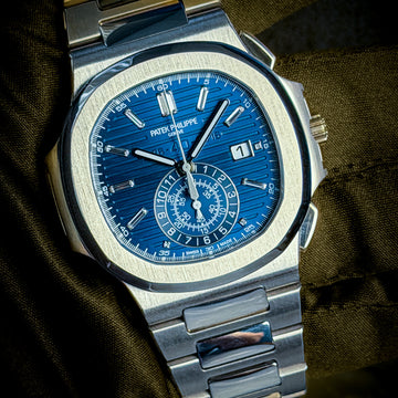 2016 Patek Philippe Nautilus Chronograph 40th Anniversary Limited to 1,300 Pieces Full Set (5976/1G-001)