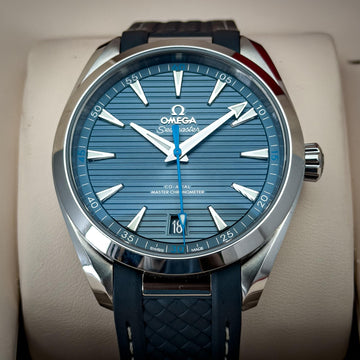 2017  - Omega Seamaster Aqua Terra 300M - Blue Teak Dial 42mm (220.12.41.21.03.002)
