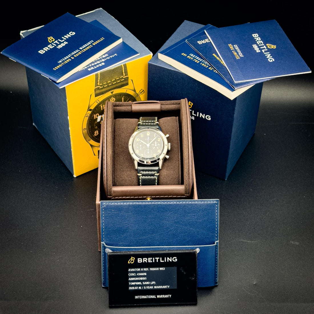 2020 - Breitling Aviator 8  Re-Edition - Serviced 4/2025 (AB0920131B1X1)