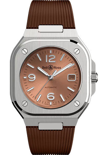 Bell & Ross BR 05 Copper Brown - Rubber Strap