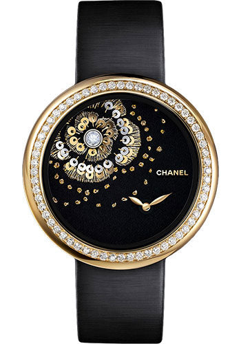 Chanel Mademoiselle Prive Camelia Lesage Watch - H3822