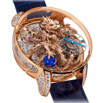 Jacob & Co. Astronomia Art Dragon Rose Gold Baguette 50 mm AT802.40.DR.BD.ABALA