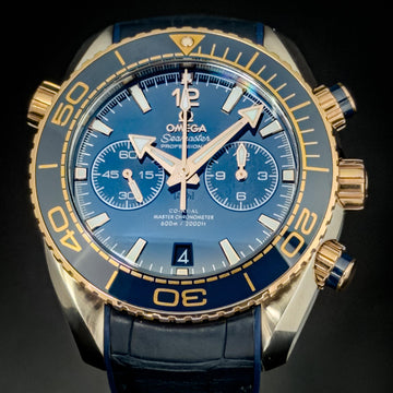 Omega Seamaster 600M Planet Ocean Chronograph - Blue/Sedna Gold (215.23.46.51.03.001)