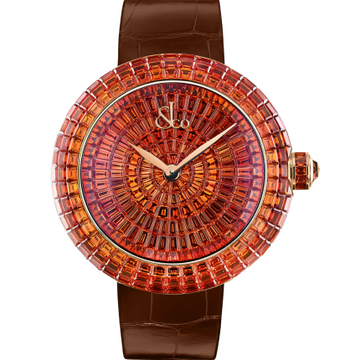 Jacob & Co. Brilliant Full Baguette Orange Sapphires 44 mm BA521.40.BO.BO.A