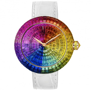 Jacob & Co. Brilliant Full Baguette Rainbow Rose Gold 44 mm BA534.40.HR.HR.A