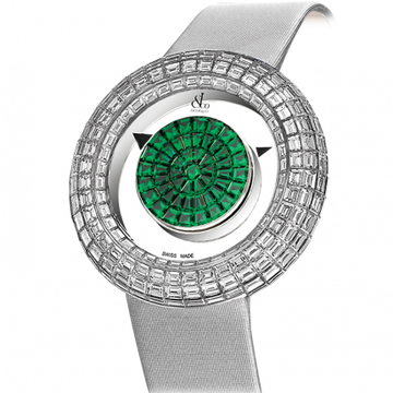Jacob & Co. Brilliant Mystery Baguette Emeralds 38 mm BM526.30.BD.BE.A