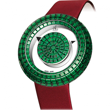 Jacob & Co. Brilliant Mystery Baguette All Emeralds 38 mm BM526.30.BE.BE.A