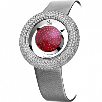 Jacob & Co. Brilliant Mystery Baguette Pave Diamonds And Rubies 38 mm BM526.30.RD.AA.A