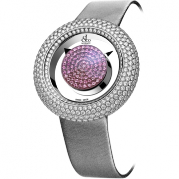 Jacob & Co. Brilliant Mystery Baguette Pave Diamonds And Pink Sapphires 38 mm BM526.30.RD.RP.A