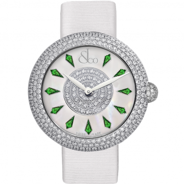 Jacob & Co. Brilliant Half Pave Tsavorites 38 mm BQ020.10.RH.KD.A