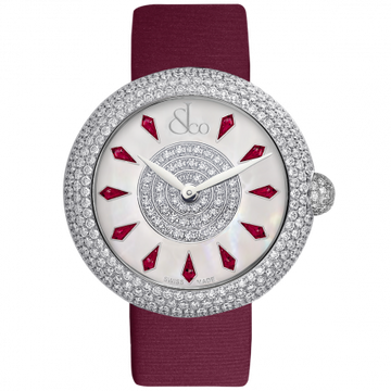 Jacob & Co. Brilliant Half Pave Rubies 38 mm BQ020.10.RH.KE.A