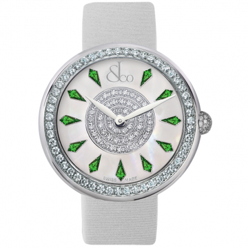 Jacob & Co. Brilliant One Row Tsavorites 38 mm BQ020.10.RO.KD.A