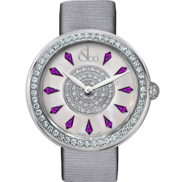 Jacob & Co. Brilliant One Row Amethyst Sapphires 38 mm BQ020.10.RO.KH.A