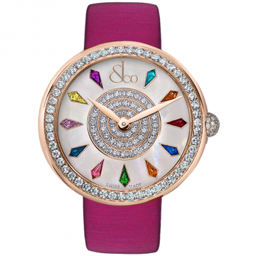 Jacob & Co. Brilliant One Row Rose Gold 38 mm BQ020.40.RO.KR.A