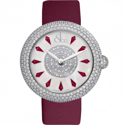 Jacob & Co. Brilliant Half Pave Rubies 44 mm BQ030.10.RH.KE.A