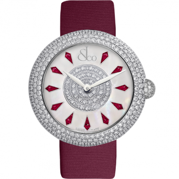 Jacob & Co. Brilliant Half Pave Rubies 44 mm BQ030.10.RH.KE.A