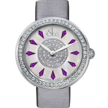 Jacob & Co. Brilliant One Row Amethyst Sapphires 44 mm BQ030.10.RO.KH.A