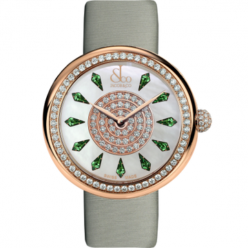 Jacob & Co. Brilliant One Row Rose Gold Tsavorites 44 mm BQ030.40.RO.KD.A