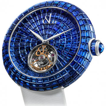 Jacob & Co. Brilliant Flying Tourbillon Blue Sapphires 47 mm BT543.30.BB.BB.B