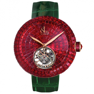 Jacob & Co. Brilliant Flying Tourbillon Baguette Ruby 47 mm BT543.40.BR.UA.B