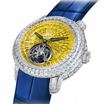 Jacob & Co. Caviar Tourbillon Yellow & White Diamonds 47 mm CV201.30.BD.BY.A