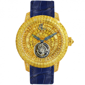 Jacob & Co. Caviar Tourbillon Baguette Yellow Diamonds 47 mm CV201.50.BY.BY.A