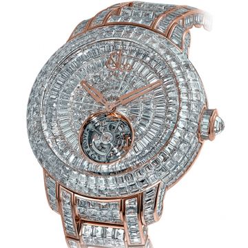 Jacob & Co. Caviar Tourbillon Diamond Bracelet Rose Gold 44 mm CV300.40.BD.BD.A40BA