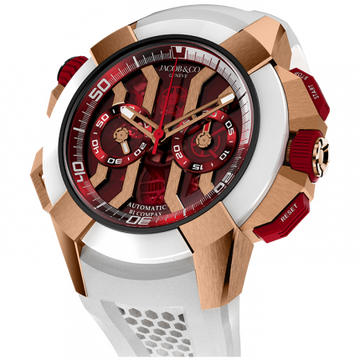 Jacob & Co. Epic X Chrono Rose Gold Satin Finished 47 mm EC313.42.SA.RR.F