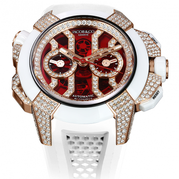 Jacob & Co. Epic X Chrono Full Pave 47 mm EC412.42.RW.RD.F