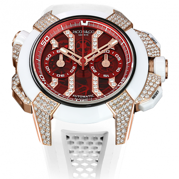 Jacob & Co. Epic X Chrono Pave 47 mm EC412.42.RW.RR.F