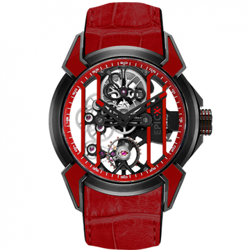 Jacob & Co. Epic X Racing Black Titanium Red Neoralithe Inserts & Inner Ring EX100.21.RR.RW.A