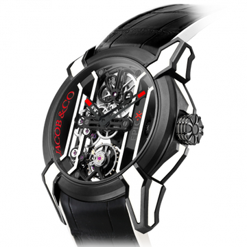 Jacob & Co. Epic X Racing Black Titanium White Neoralithe Inserts 44 mm EX100.21.WR.PY.A