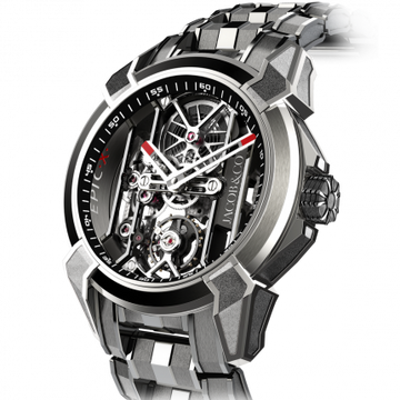 Jacob & Co. Epic X Titanium Bracelet Black Neoralithe Inner Ring 44 mm EX100.20.NS.BW.A20AA