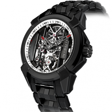 Jacob & Co. Epic X Black Titanium Bracelet White Neoralithe Inner Ring 44 mm EX100.21.NS.WB.A21AA