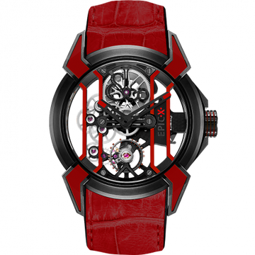 Jacob & Co. Epic X Racing Black Titanium Red Neoralithe Inserts 44 mm EX100.21.RR.RW.A