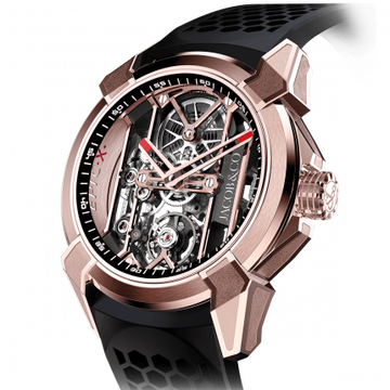 Jacob & Co. Epic X Rose Gold Black Neoralithe Inner Ring 44 mm EX100.43.PS.BW.A