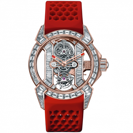 Jacob & Co. Epic X Tourbillon Baguette Rose Gold 44 mm EX500.40.BD.BD.A