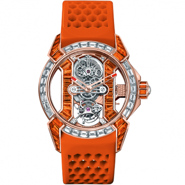 Jacob & Co. Epic X Tourbillon Baguette Orange Sapphires 44 mm EX500.40.BD.BO.A