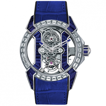 Jacob & Co. Epic X Tourbillon Baguette Blue Sapphires 44 mm EX500.60.BD.BB.A