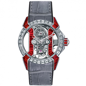 Jacob & Co. Epic X Tourbillon Baguette White Gold Rubies 44 mm EX500.60.BD.BR.A
