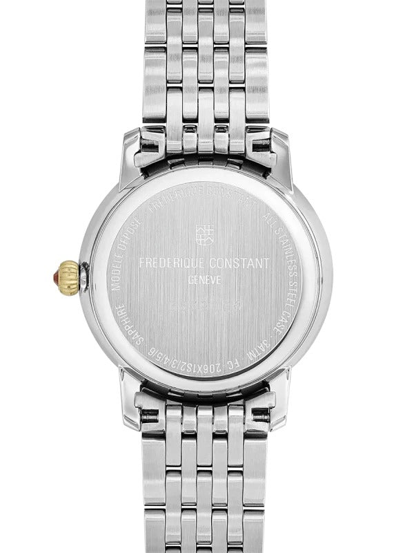 Frederique Constant Classics Slimline Ladies Moonphase - FC-206MPND1S3B