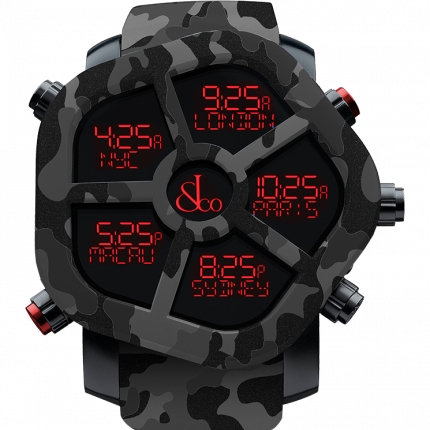 Jacob & Co. Ghost Carbon Camouflage Black 47 mm GH100.11.NS.PC.ANR4D