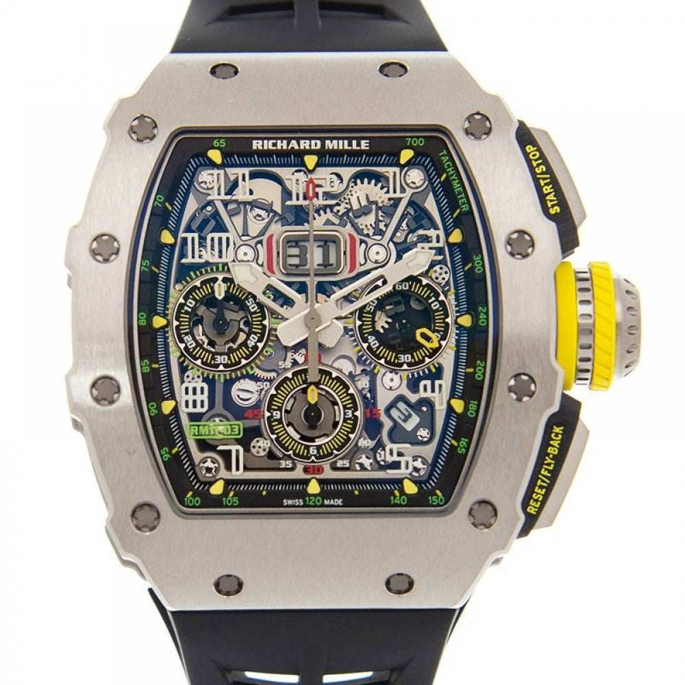 Richard Mille Automaic Winding Flyback Chronograph Titanium RM 11-03