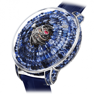 Jacob & Co. The Mystery Tourbillon Blue Camo 50 mm SN800.30.CB.CB.A